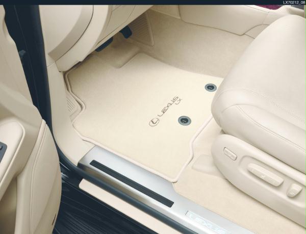Килимки салону текстильні для 5місць, бежеві LEXUS LX 2016-21 (31427)