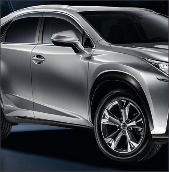 Дефлектори вітру (компл 4 дв.) LEXUS NX14-21 (34020)