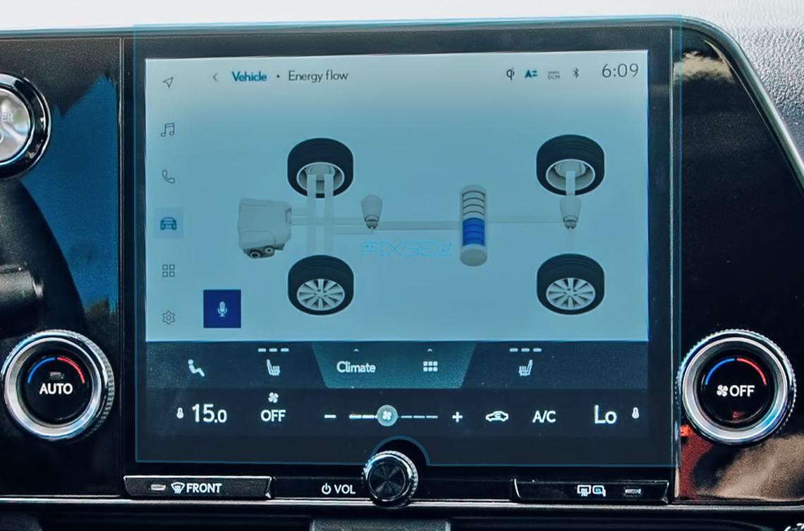 Захисне скло мультимедійного екрану 16.2" (великого) Lexus NX22+ (25364)