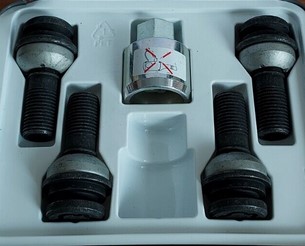 Болти секретні чорні, комплект (36999)