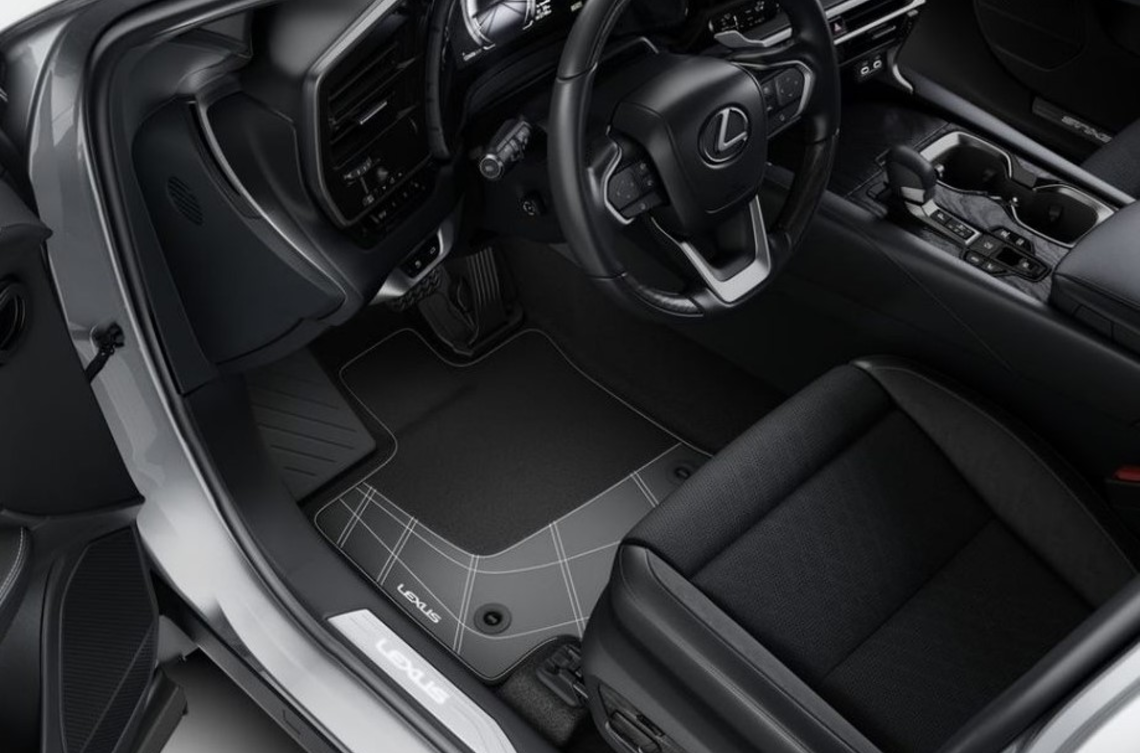 Килимки салону текстильні, чорні leather, LEXUS RX23+ (21069)