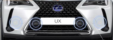 Паркувальні сенсори передні LEXUS UX18+ (22314)
