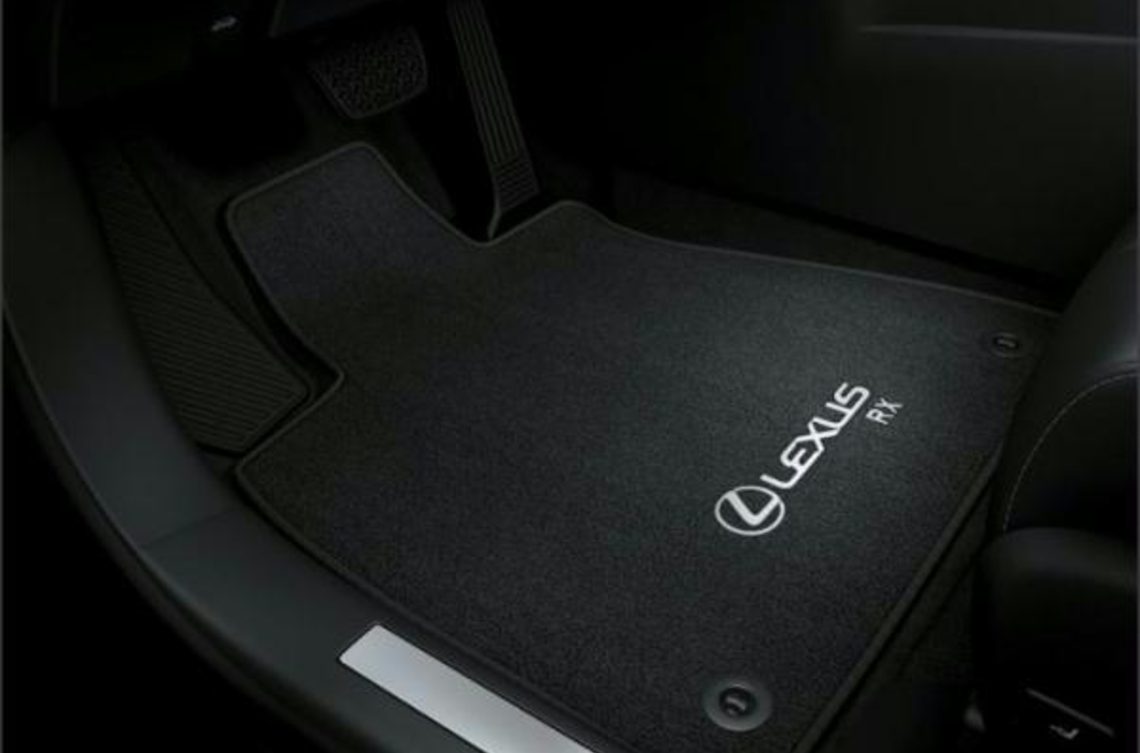 Килимки салону текстильні, чорні 7місць LEXUS RX15-22 (25764)