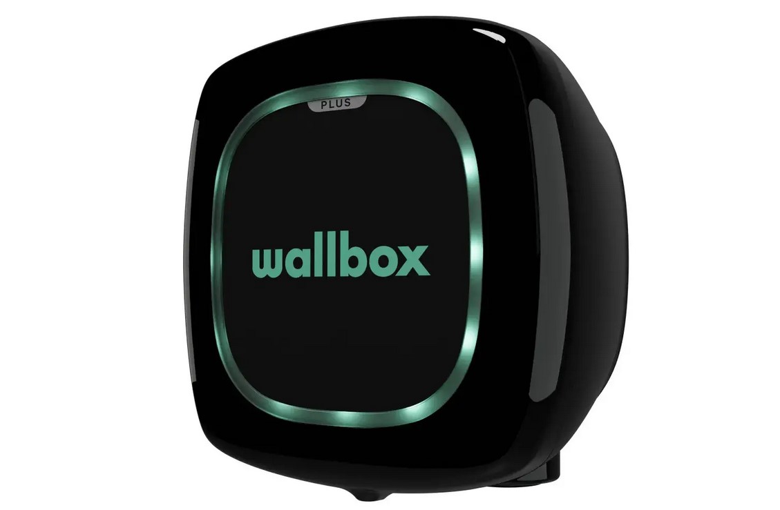 Станція зарядна Wallbox Pulsar Plus 22кВт Type2 (7м) чорна (30820)