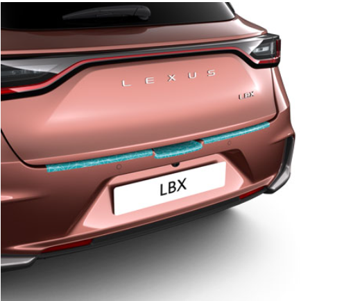 Захисна плівка заднього бампера LEXUS LBX (31903)