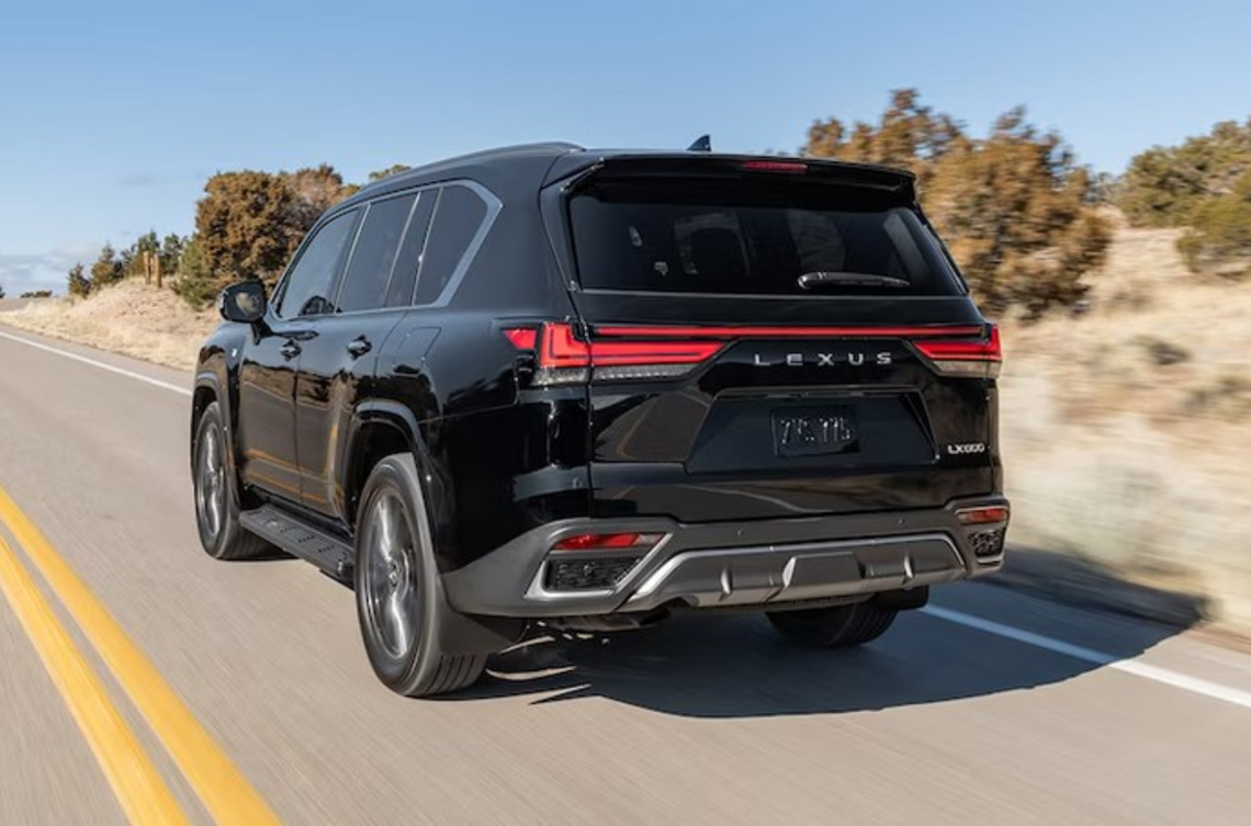 Комплект заднього обвісу f-sport LEXUS LX22+ (25774)
