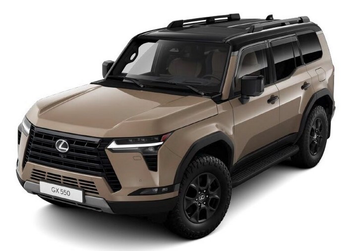 Дефлектори вітру (компл. для 4 дверей) LEXUS GX24+ (34443)