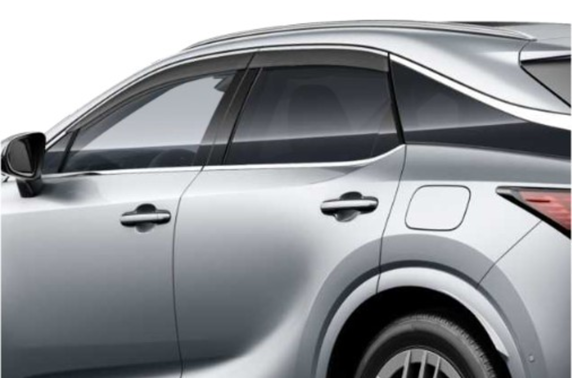 Дефлектор вітру з хром. оздобленням (компл 4 дв) LEXUS RX23+ (21083)